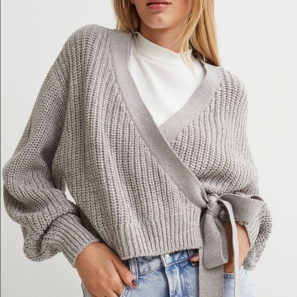 H&M Divided Wrap Sweater